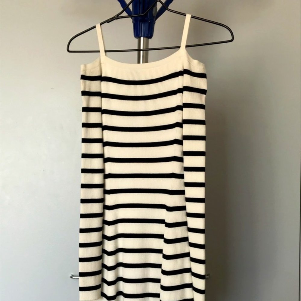 Blue and White Stripped Theory Dress Size S
